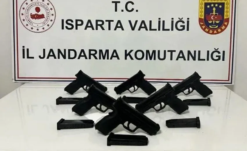 Isparta’da Ruhsatsız Silah Operasyonu